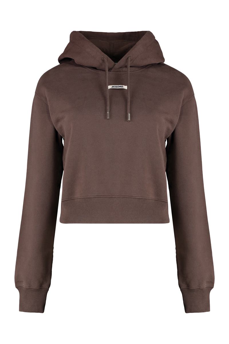 Jacquemus Gros Grain bomullshoodie
