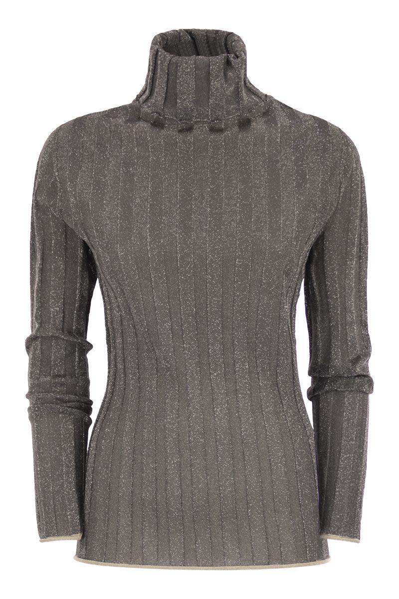 Fabiana Filippi Ribbad Polotröja Med Lurex