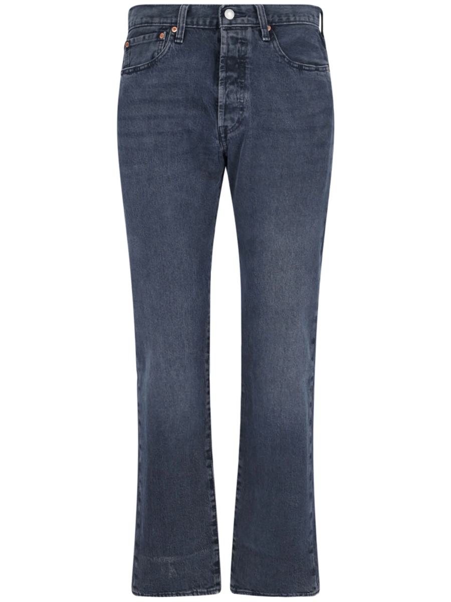Levi'S 501 Original Blå Svarta Stretchkläder