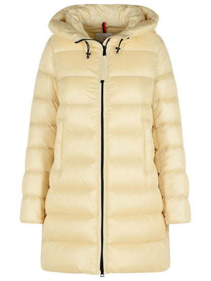 Moncler Suyenne Elfenbensvit Polyamidkappa