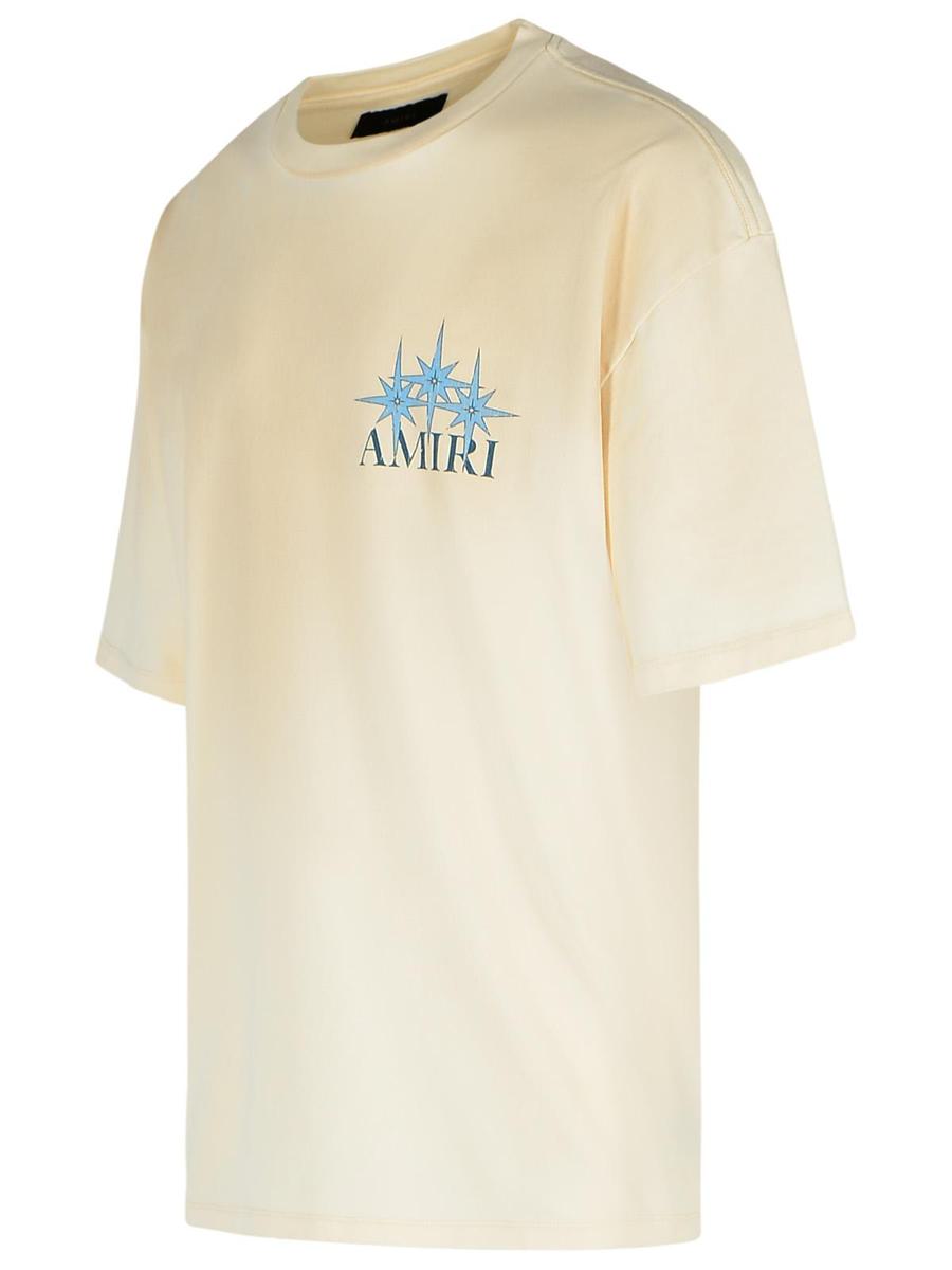 Amiri 'Starbust' Elfenbensvit Bomulls-T-shirt