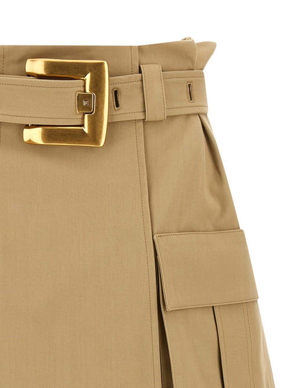 Balmain kjol med hög midja