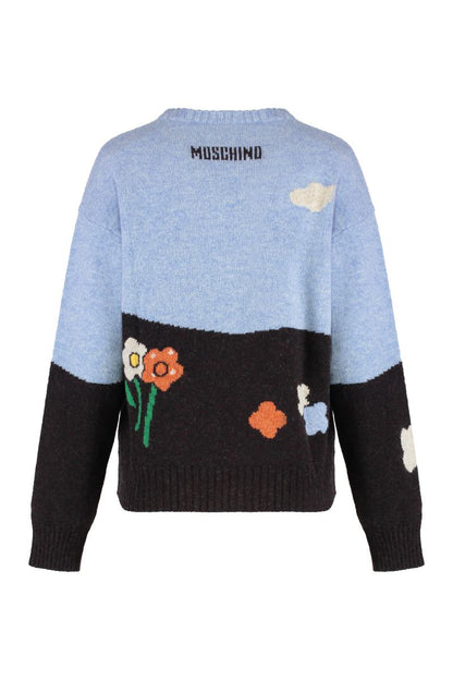 Moschino Virgin Wool Rundringad Tröja
