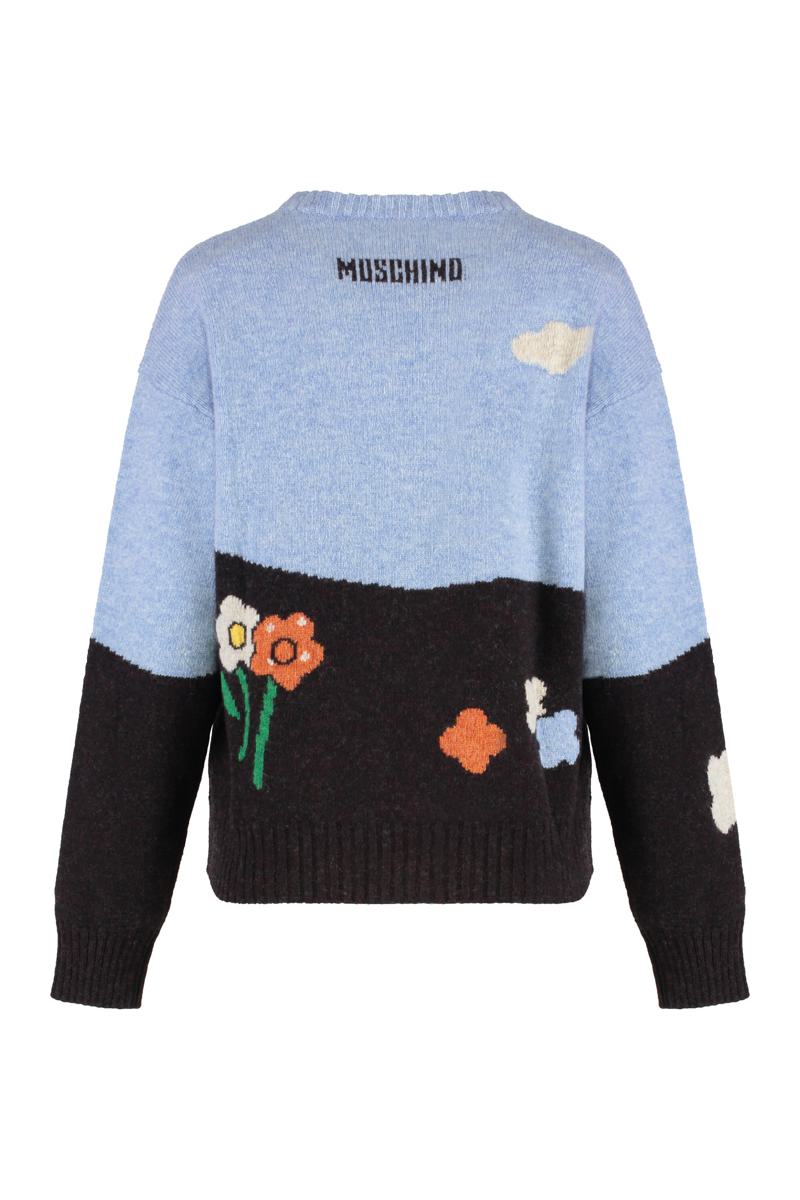 Moschino Virgin Wool Rundringad Tröja