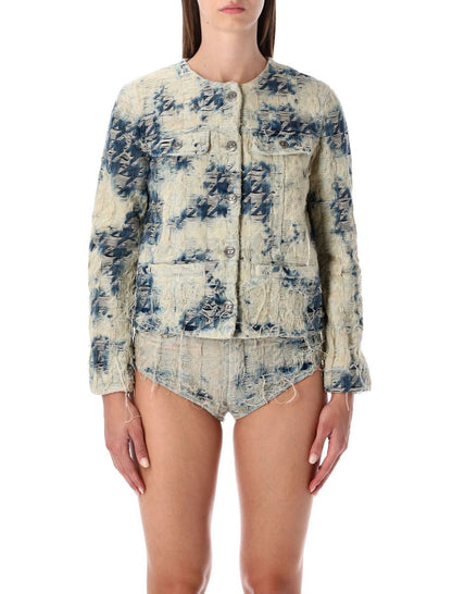 Diesel sliten jeansjacka