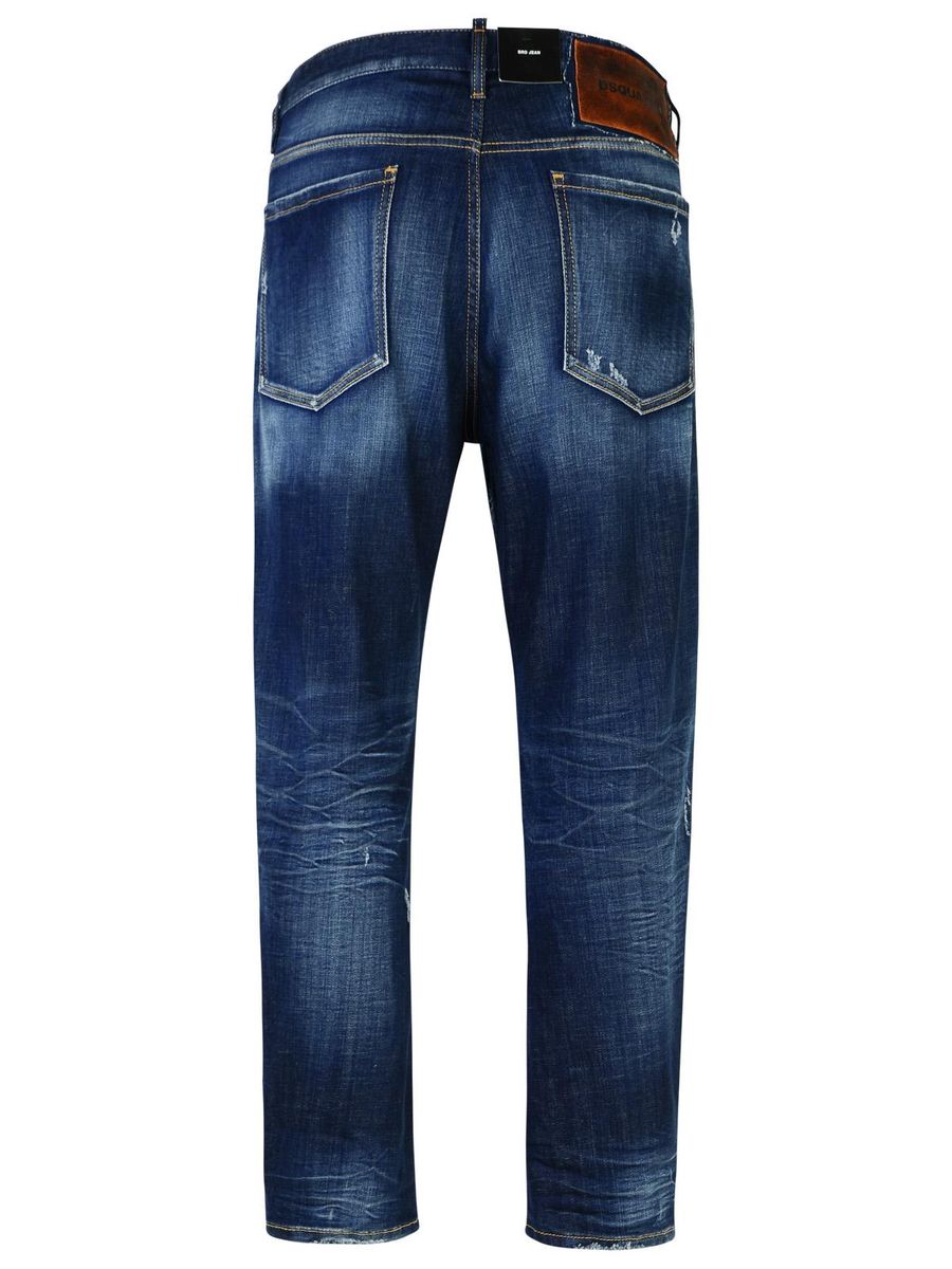 Dsquared2 'Bro' Blå Bomullsjeans