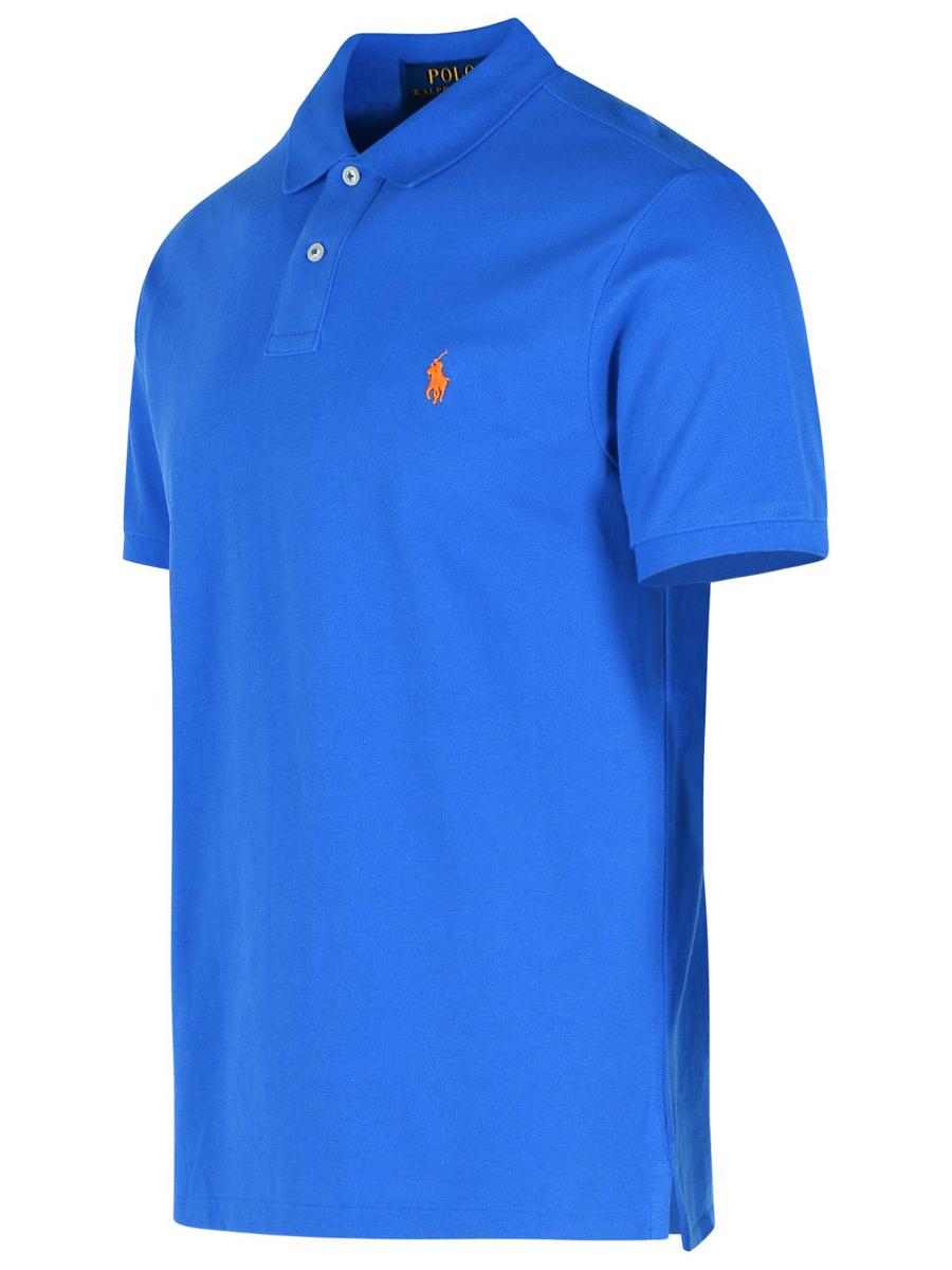 Polo Ralph Lauren – Blå pikétröja i bomull