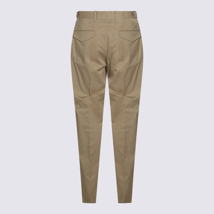 Lardini Beige Bomullsbyxor