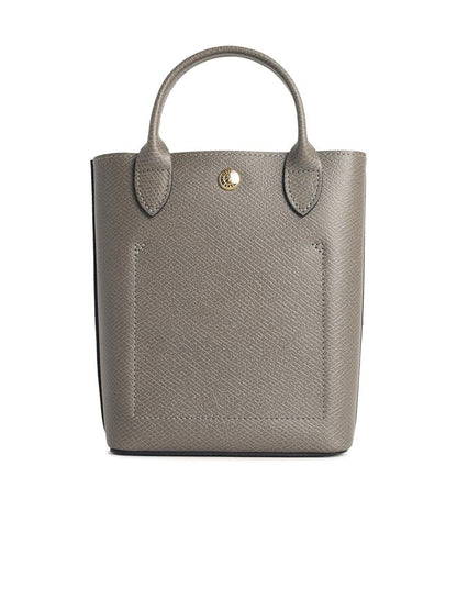 Longchamp 'Xs Epure' Where Grå Läderväska