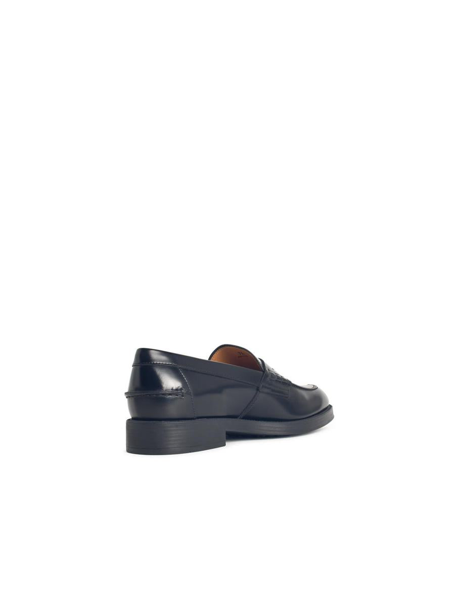 Tod's svarta läderloafers