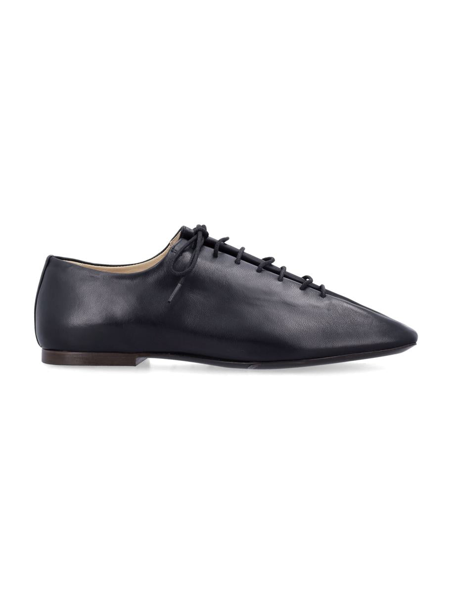 Lemaire Souris Flat Nappa Derbys Svart