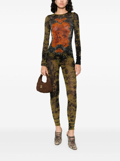 Jean Paul Gaultier The Khaki Médaillon Jumpsuit