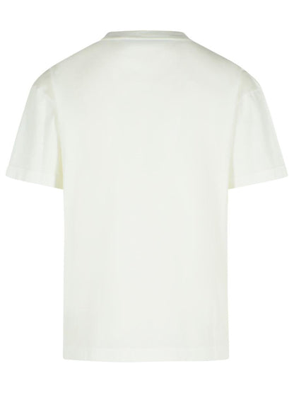 Palm Angels Vit bomulls-T-shirt