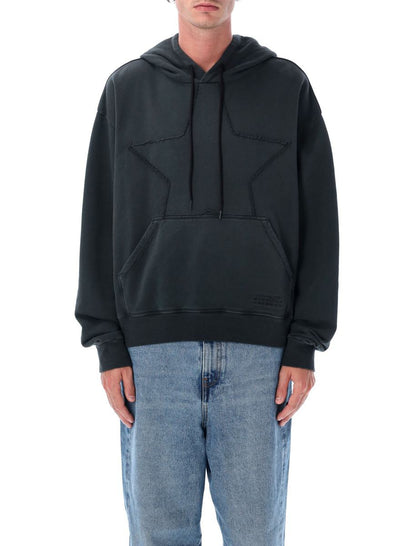 MM6 Maison Margiela Överdimensionerad Stjärnhuvtröja