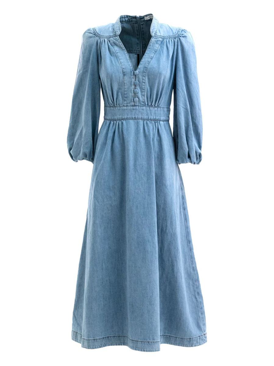 Zimmermann Denim Midiklänning