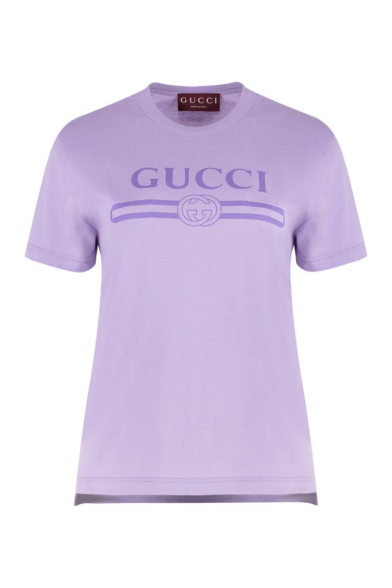Gucci bomulls-t-shirt med rund hals