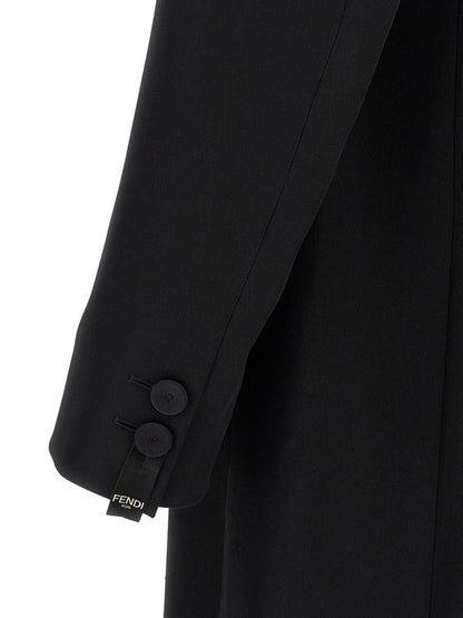 Fendi Crepe Ullkappa