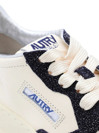 Autry "Medalist Low" Dubbla Lädersneakers Skor