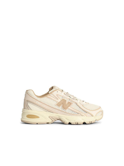 New Balance '740' Beige Sneakers i Tygblandning