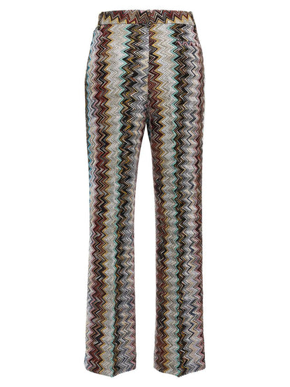 Missoni Zig Zag Lamé Byxor