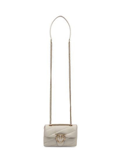 Pinko Pinko Love Mini Puffväska i Läder