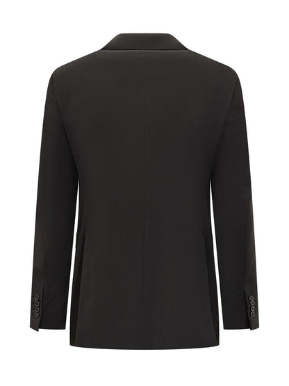 Emporio Armani Svart Enkelknäppt Kavaj Emporio Armani