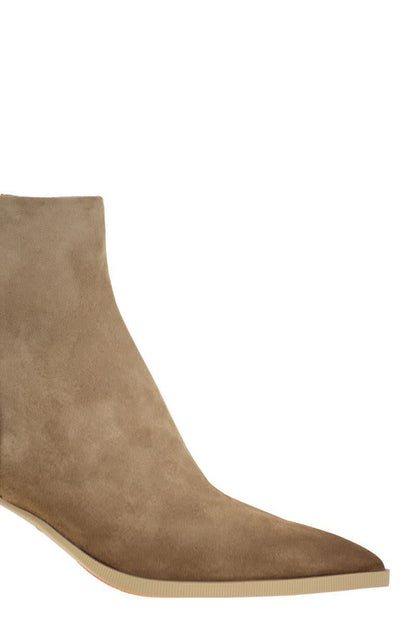 Santoni mockastövlar med mellanhög klack