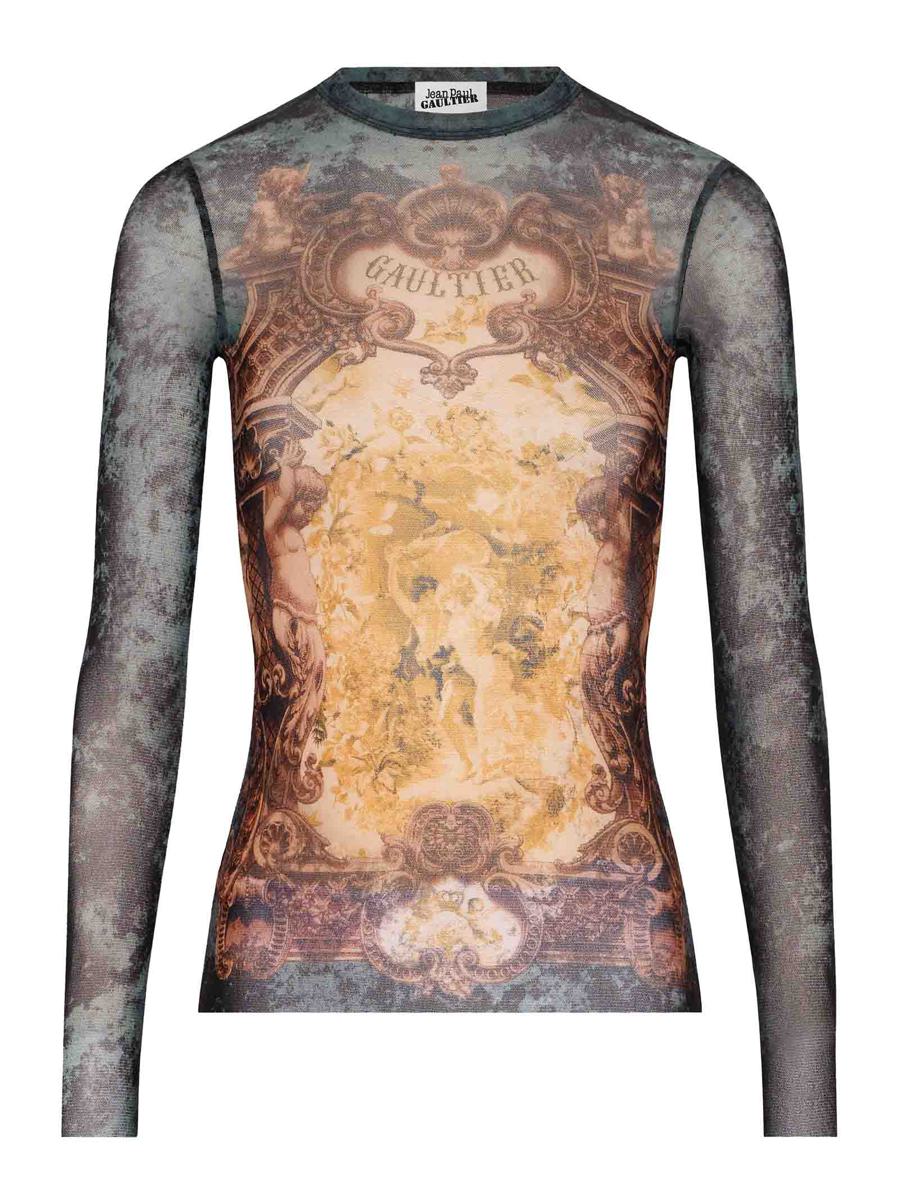 Jean Paul Gaultier The Khaki Médaillon Top