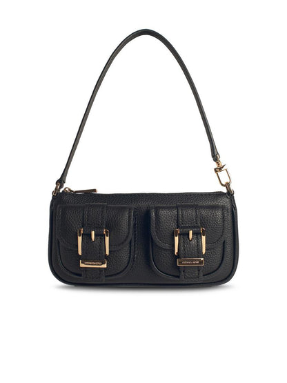 Michael Kors 'Zoe' svart läderväska