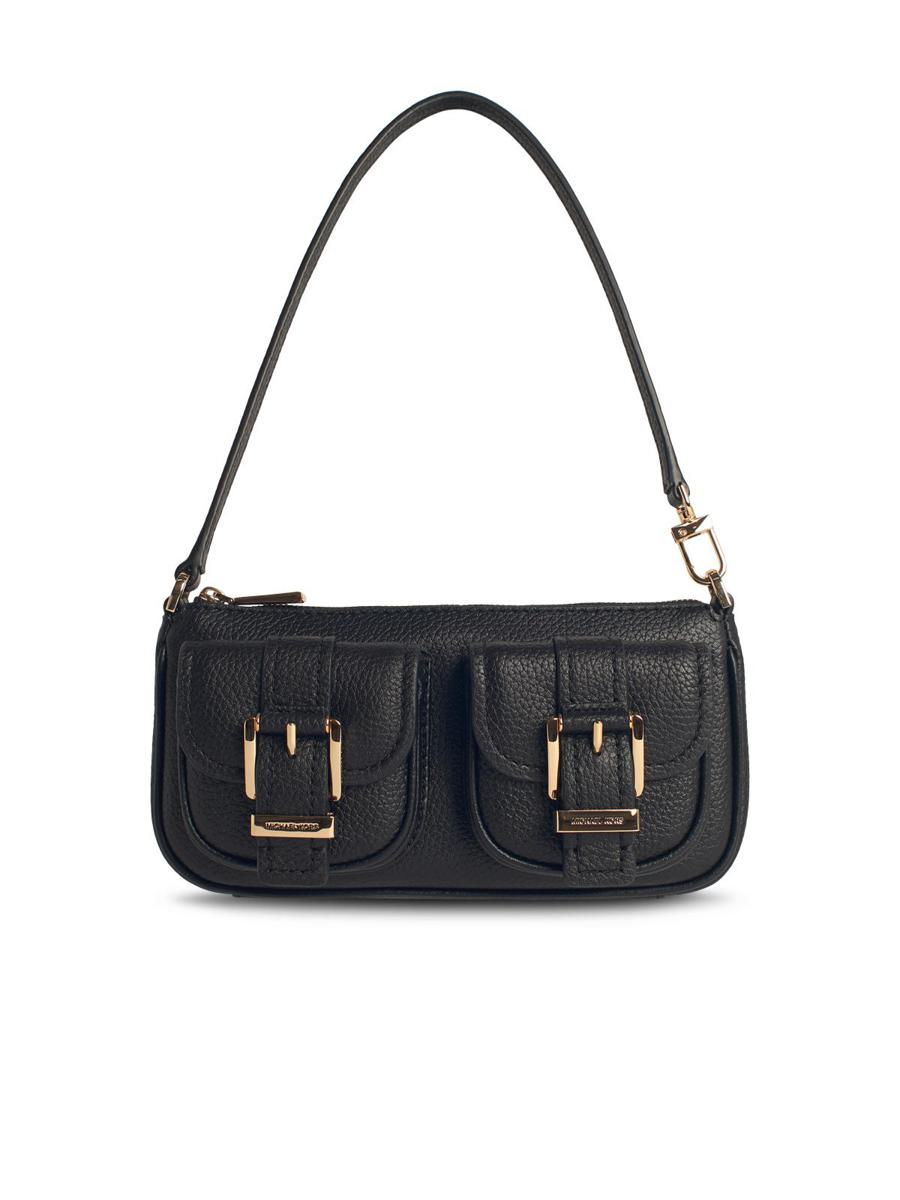 Michael Kors 'Zoe' svart läderväska