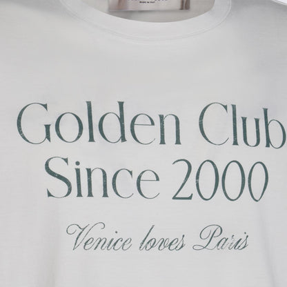 Golden Goose Vit Bomulls-T-shirt