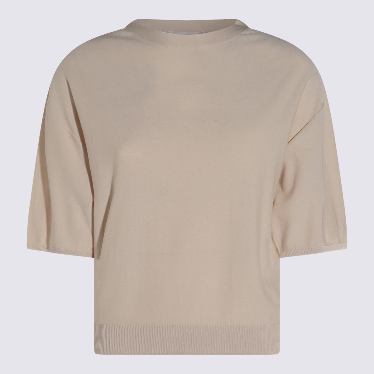 Antonelli Beige Linne T-shirt