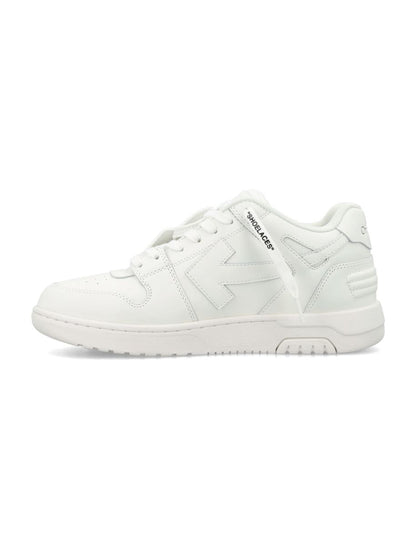 Off-white sneakers i kalvskinn