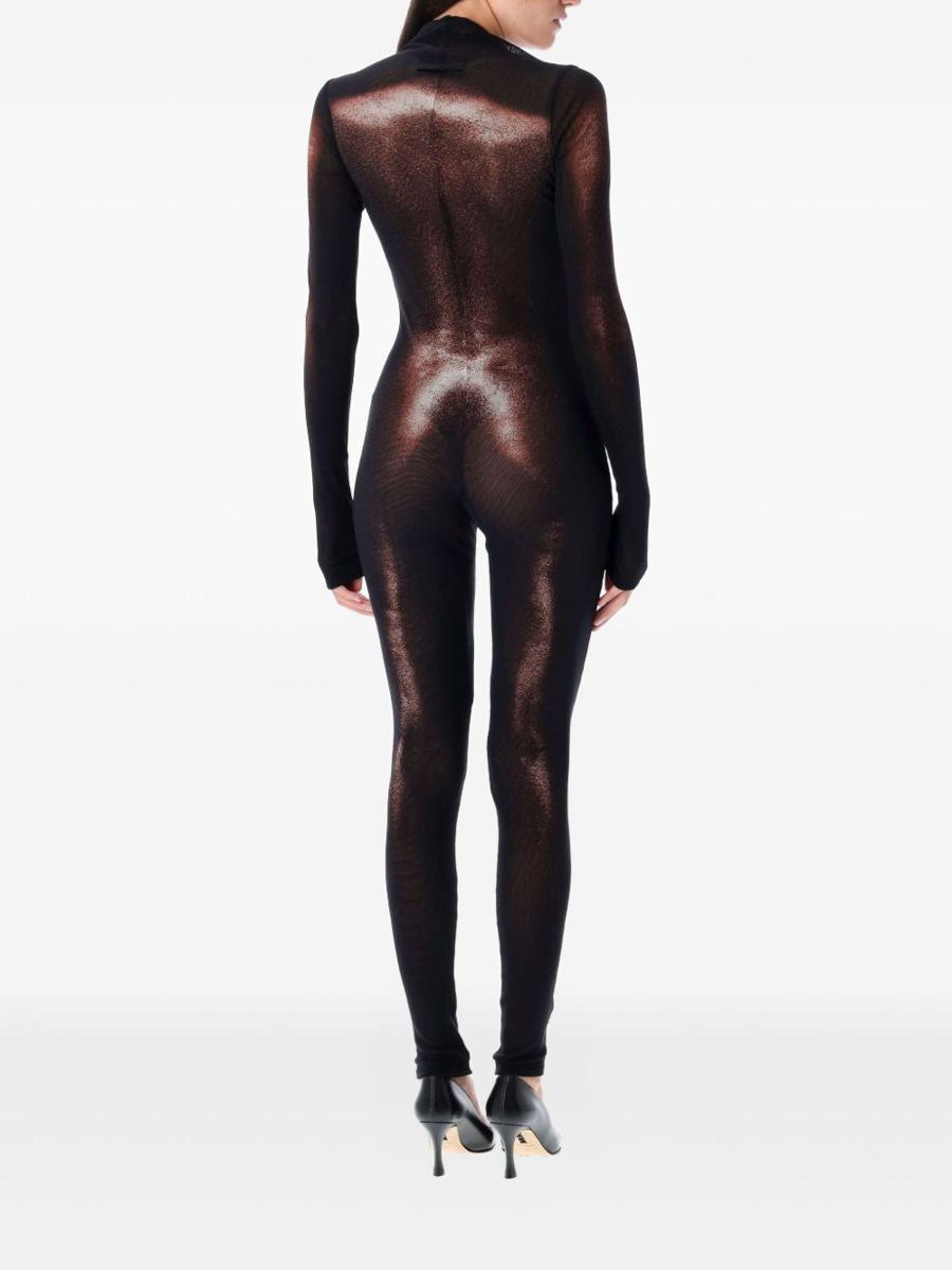 Jean Paul Gaultier Bronze Body Dust Jumpsuit