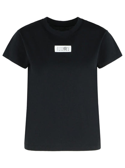 MM6 Maison Margiela svart bomulls-T-shirt