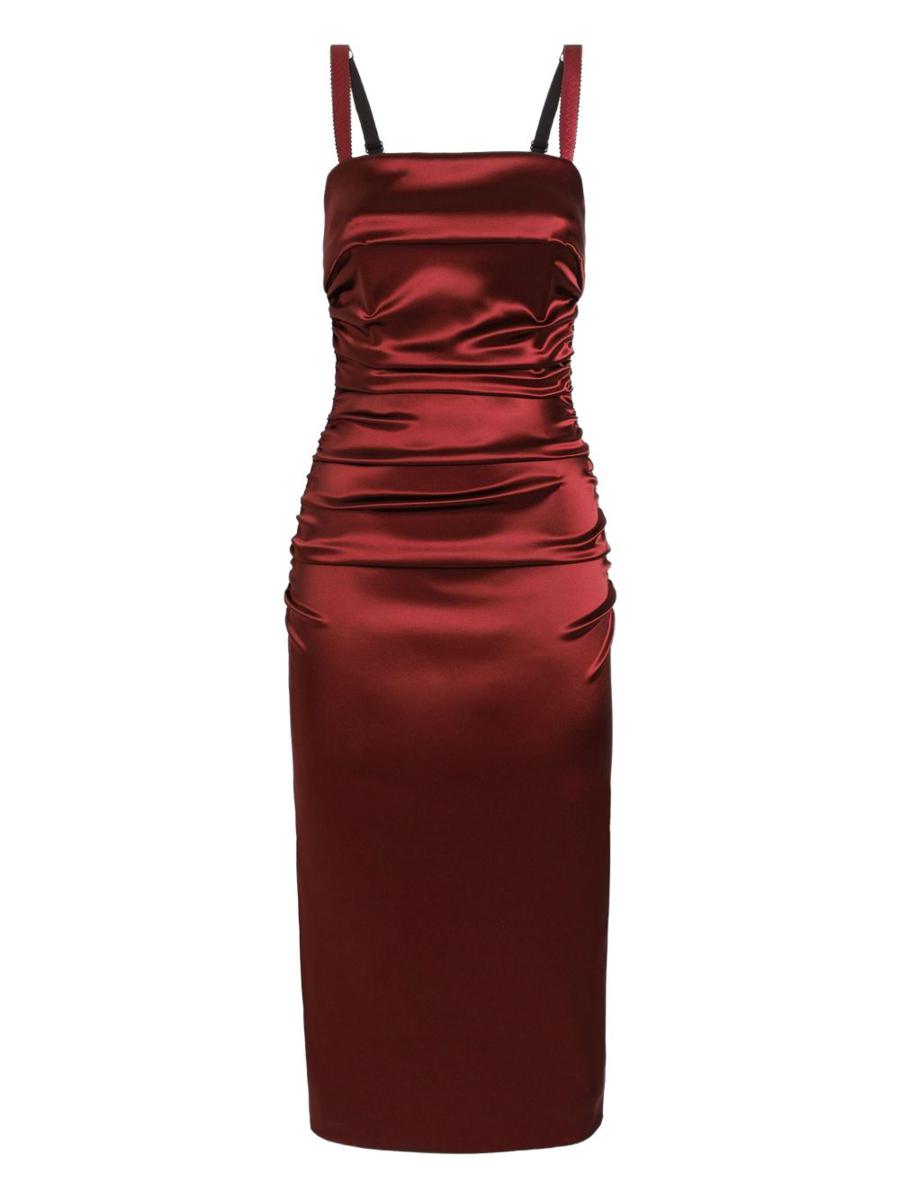 Dolce &amp; Gabbana Midiklänning i satin