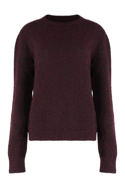 Maison Margiela Rundringad Tröja i Virgin Wool