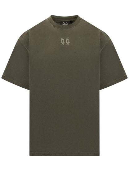 M44 Label Group 44 Label Group Herr Grön Logotyp T-shirt