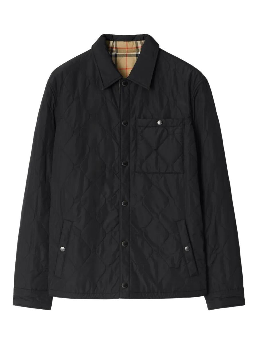 Burberry vändbar quiltad nylonjacka