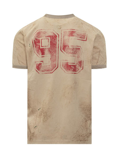 DSQUARED2 Dsquared2 Vintage t-shirt med smutsig logotyp
