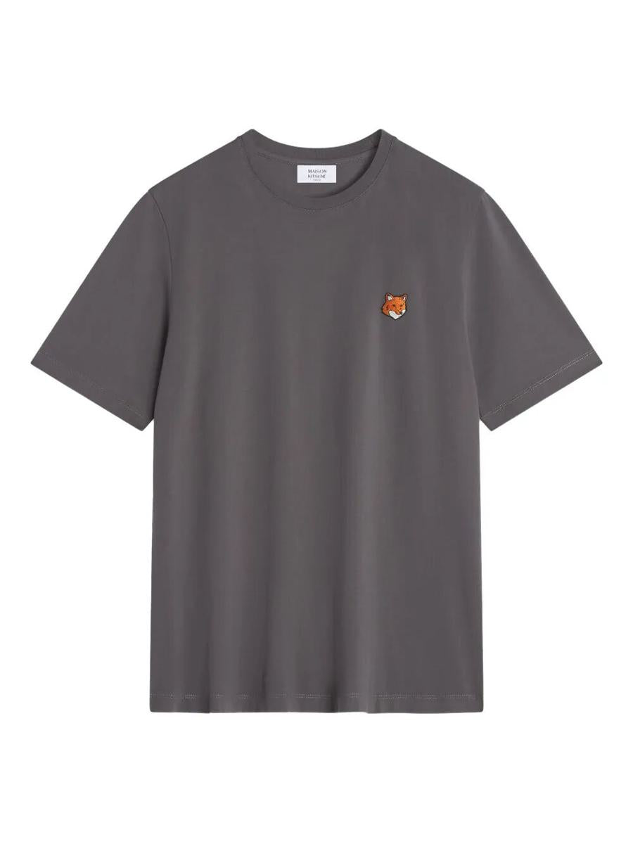 Maison Kitsuné Fox Head Regular Fit bomulls-T-shirt Kläder