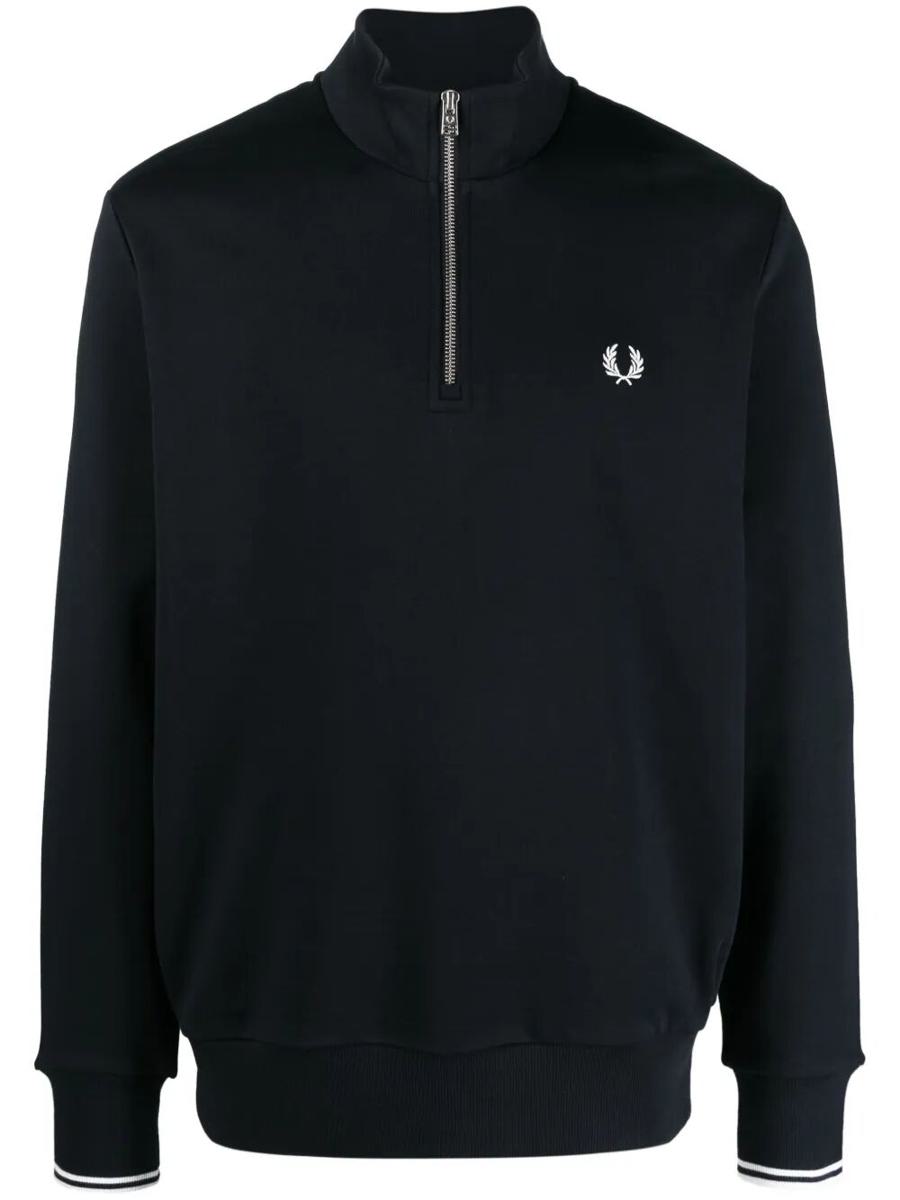 Fred Perry "" Tröja med halv dragkedja Kläder