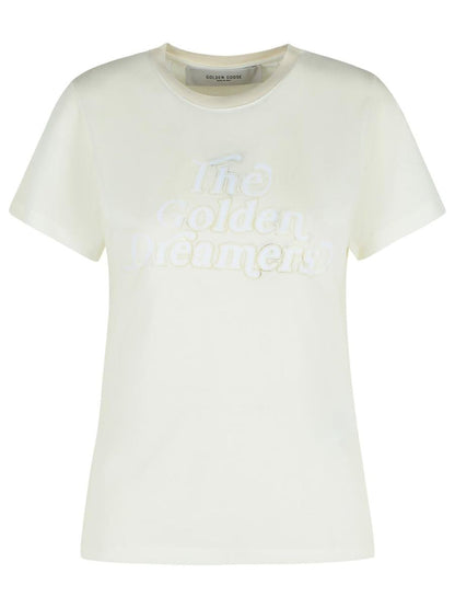 Golden Goose Vit Viskosblandad T-shirt