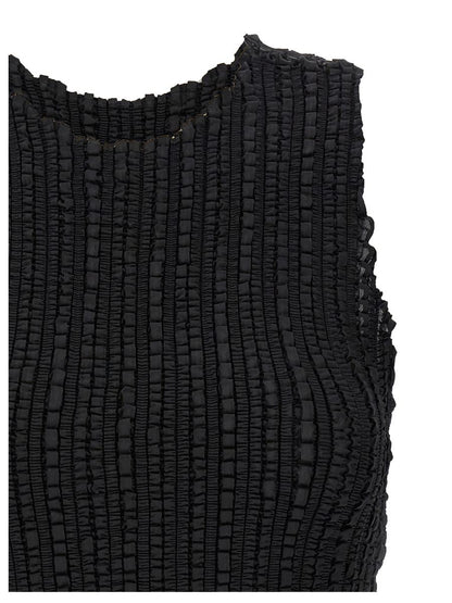 Issey Miyake topp med 'Jellyfish Pleats'-motiv