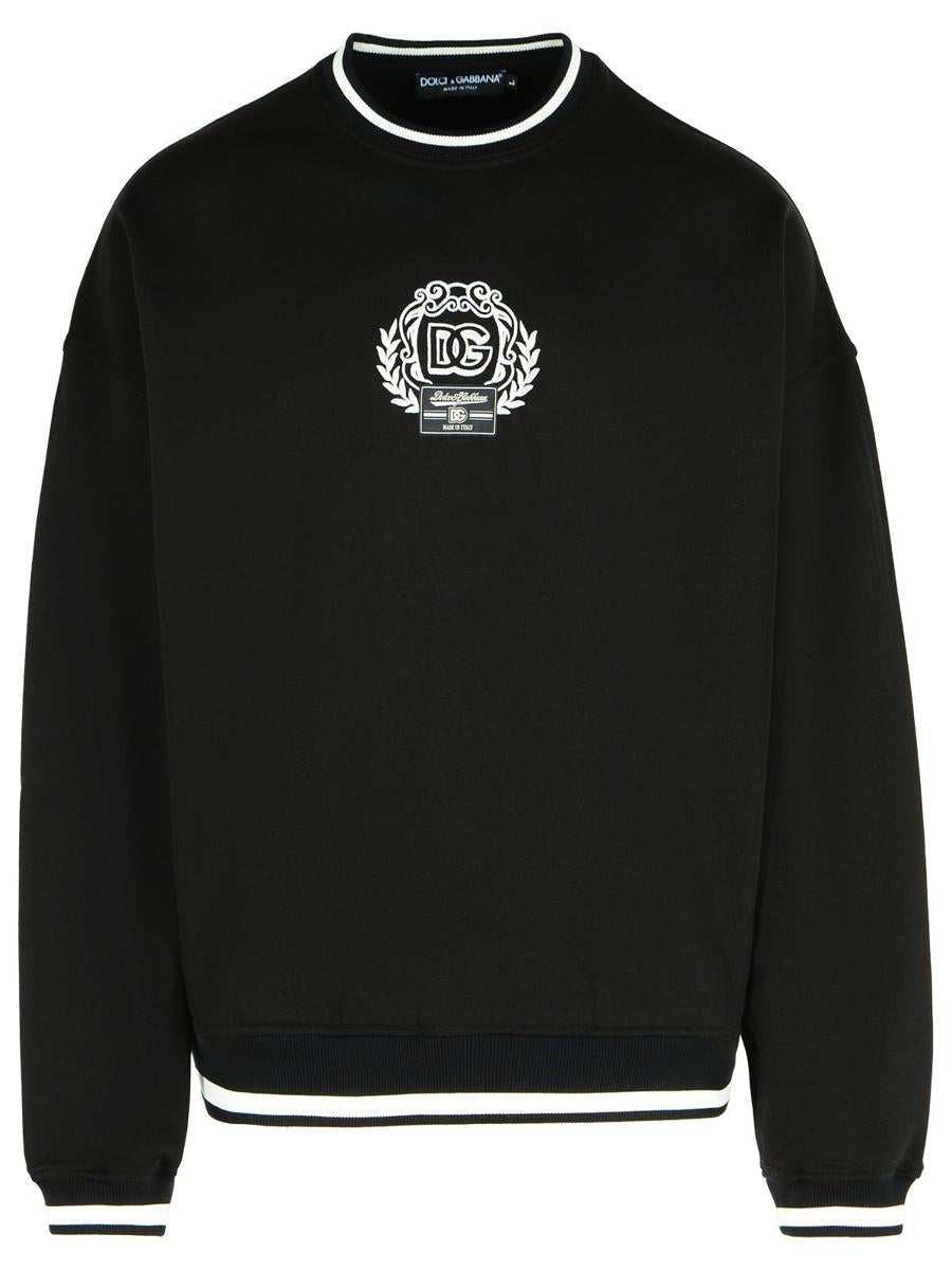 Dolce &amp; Gabbana svart bomullströja