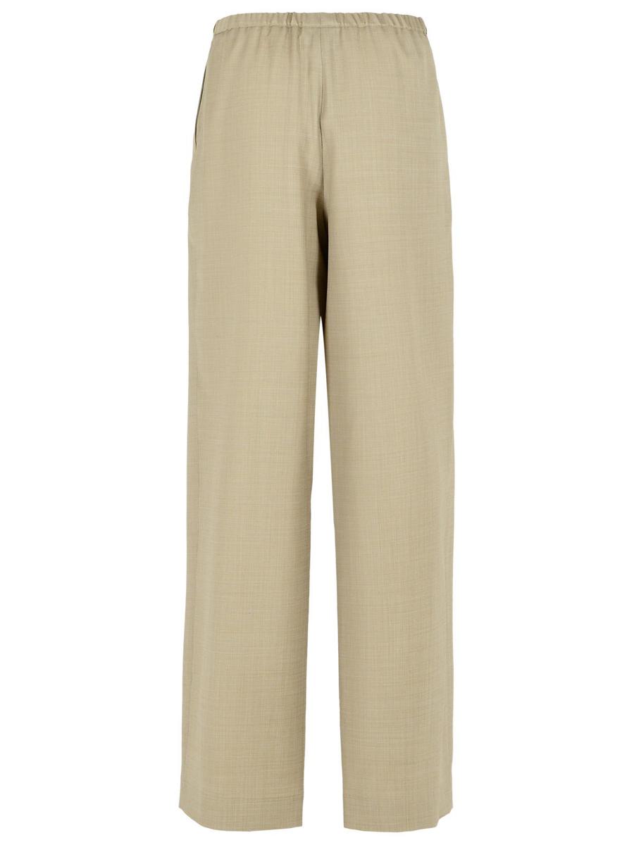Loulou Studio 'Cove' Beige Byxor i Virgin Wool