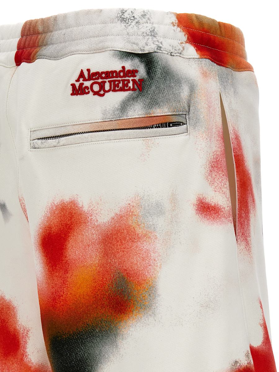 Alexander McQueen Bermudashorts med 'Obscured Flower'-motiv