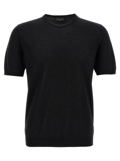 Roberto Collina Stickad T-shirt