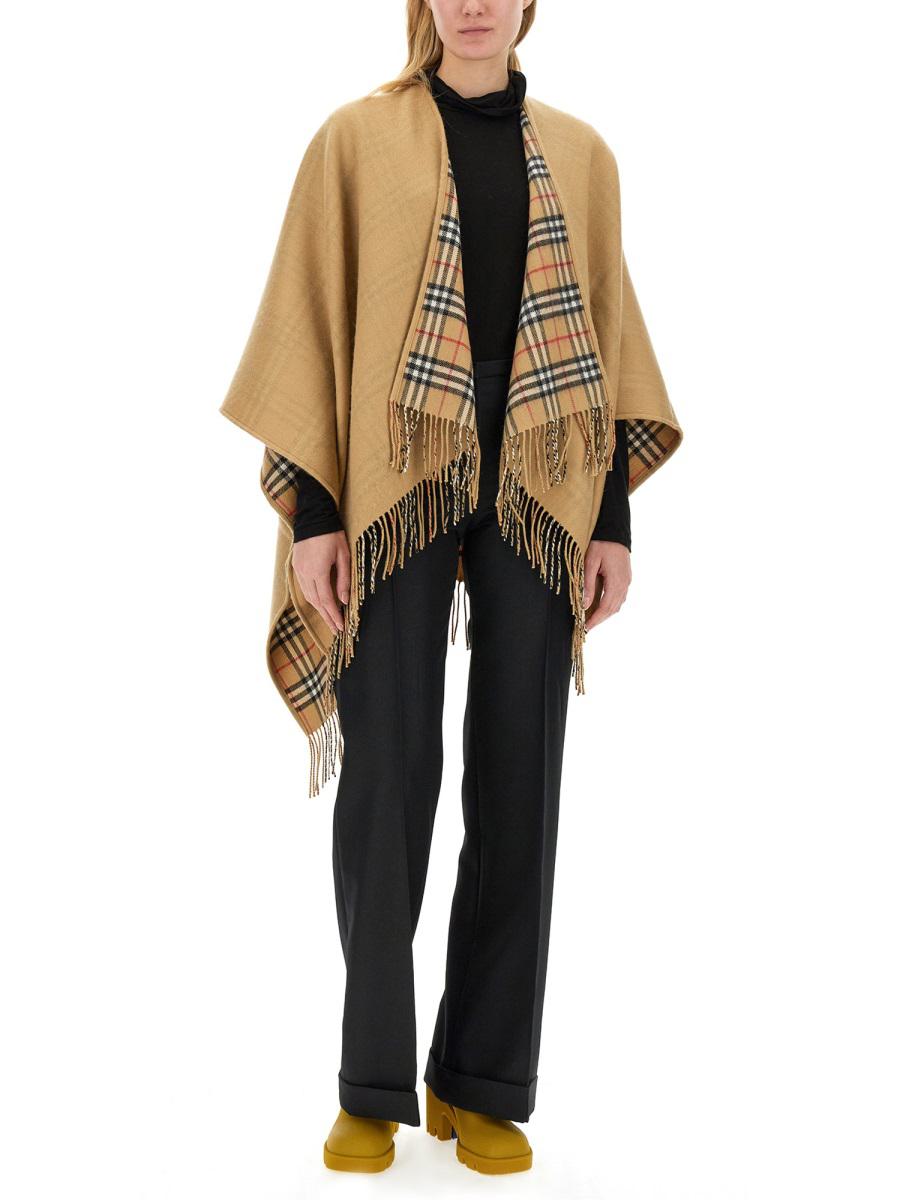 Burberry Mantella Reversibile I Lana Check