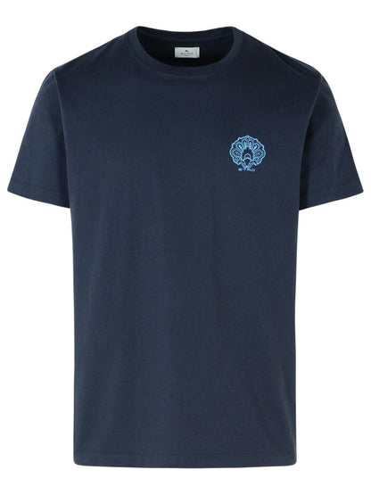 Etro Blå Bomulls-T-shirt